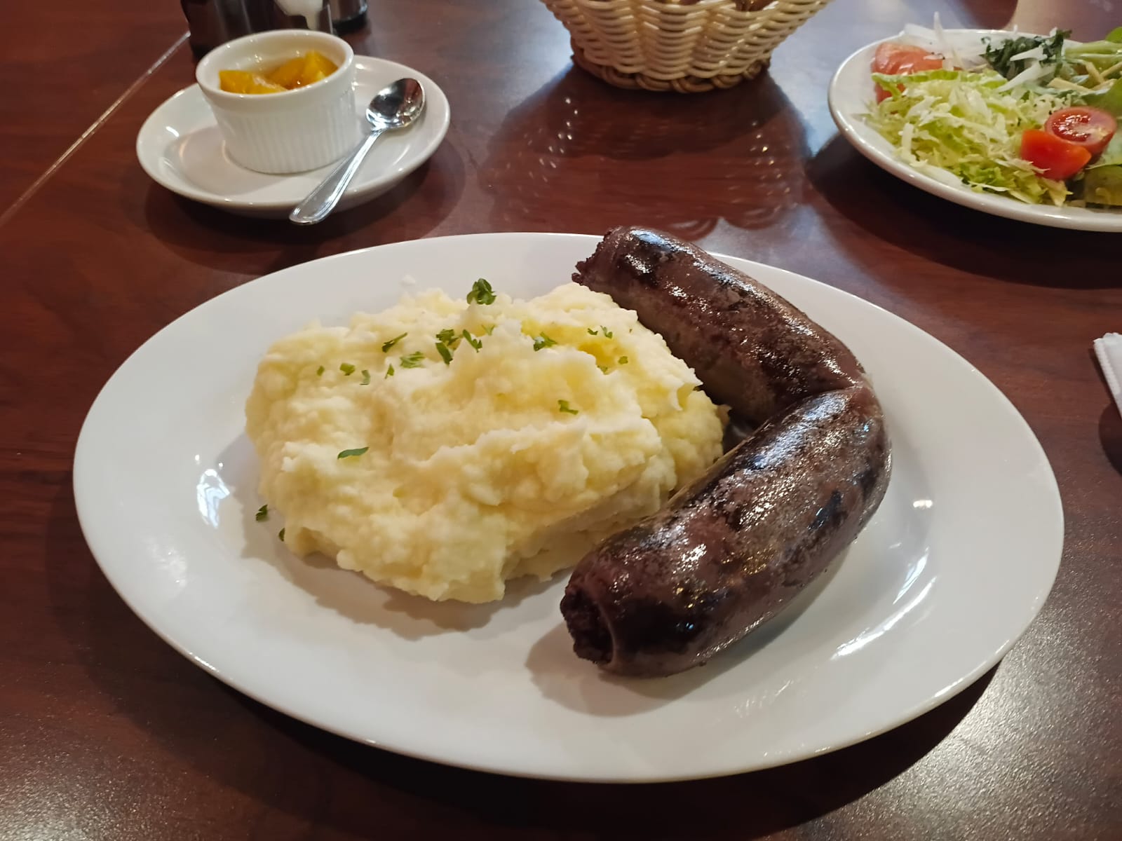 Prietas artesanales con puré